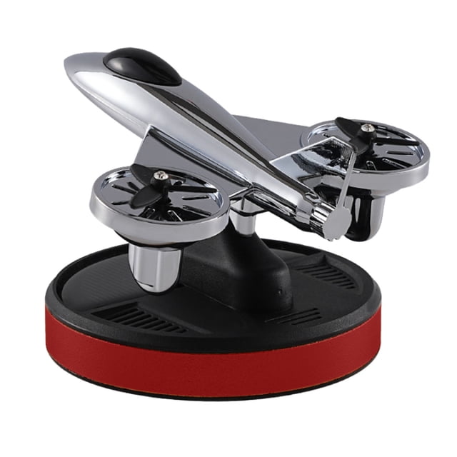 Jusqu'à 60 % de Rabais Hoilday!Accessoires de Voiture Intérieur Solaire Accessoires d'Avion de Voiture Instrument de Parfum de Voiture Fournitures de Décoration Rotative