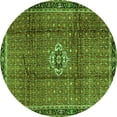 thumbnail image 1 of Ahgly Company Indoor Round Persian Green Traditional Area Rugs, 8' Round, 1 of 1