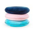 thumbnail image 2 of Cojín ortopédico con forma de donut: almohada de espuma viscoelástica para el coxis y el cóccix, color rosa, 2 of 3