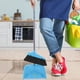 thumbnail image 2 of Juego de escobas y recogedores para el hogar | Cerdas blandas de plástico PET y acero inoxidable | Mango cómodo | Limpieza eficiente de suelos | Duradero | Kit de 2 piezas para superficies de hogar, 2 of 6