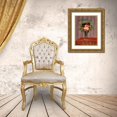 thumbnail image 3 of Rousseau, Henri 19x24 Gold Ornate Wood Framed with Double Matting Museum Art Print Titled - Bouquet of Flowers, 3 of 4