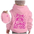 thumbnail image 5 of Toddler Girl Casual Long Sleeve Hoodies Graphic Cute Pullovers Top Clothes Size 3-4T ,Pink, 5 of 7
