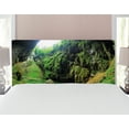 thumbnail image 1 of Natural Cave Headboard, Punkevni Cave in Czech Republic European Geological Formation Myst Hole Landscape, Upholstered Decorative Metal Bed Headboard with Memory Foam, Full Size, Green, by Ambesonne, 1 of 4