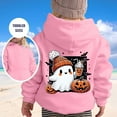 thumbnail image 5 of Tiijoy Toddler Girls Halloween Hoodie Cartoon Ghost Hooded Sweatshirt, Sizes 4-5T, 5 of 5