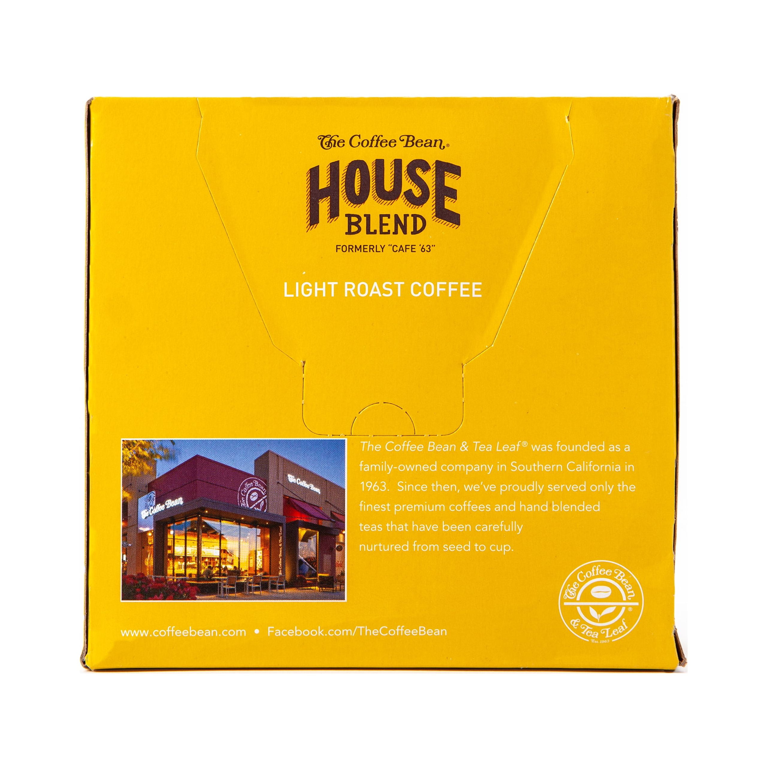 The Coffee Bean & Tea Leaf House Blend Light Roast Single Serve Coffee for Keurig Brewers, 1 Box of 16 (16 Total Pods)