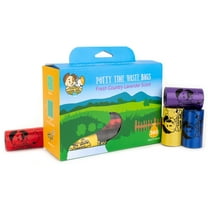 360 Count - Country Brook Petz® Mixed Colors Lavender Scented Potty Time Waste Bags, 24 Rolls