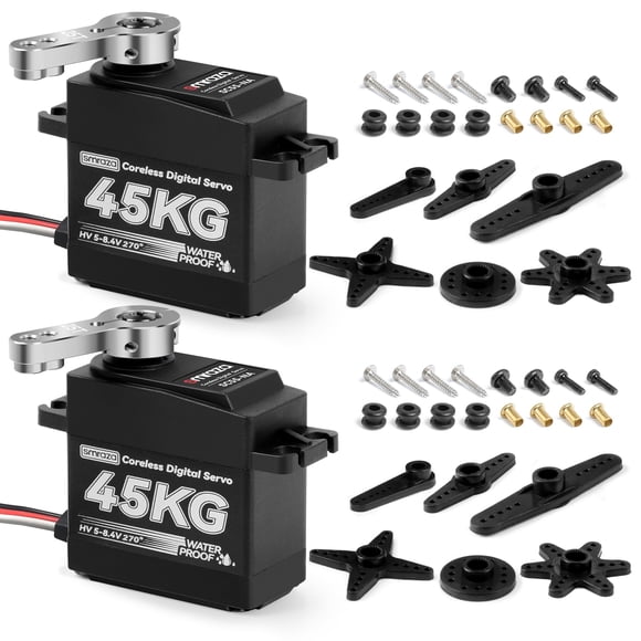 Servomotor Smraza de 45 kg de alto par a prueba de agua, 2 unidades