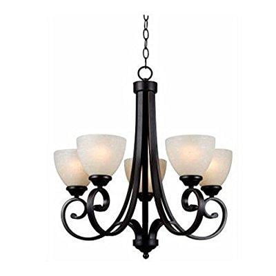 UPC 053392085148 product image for hampton bay renae 5-light oil rubbed bronze chandelier | upcitemdb.com