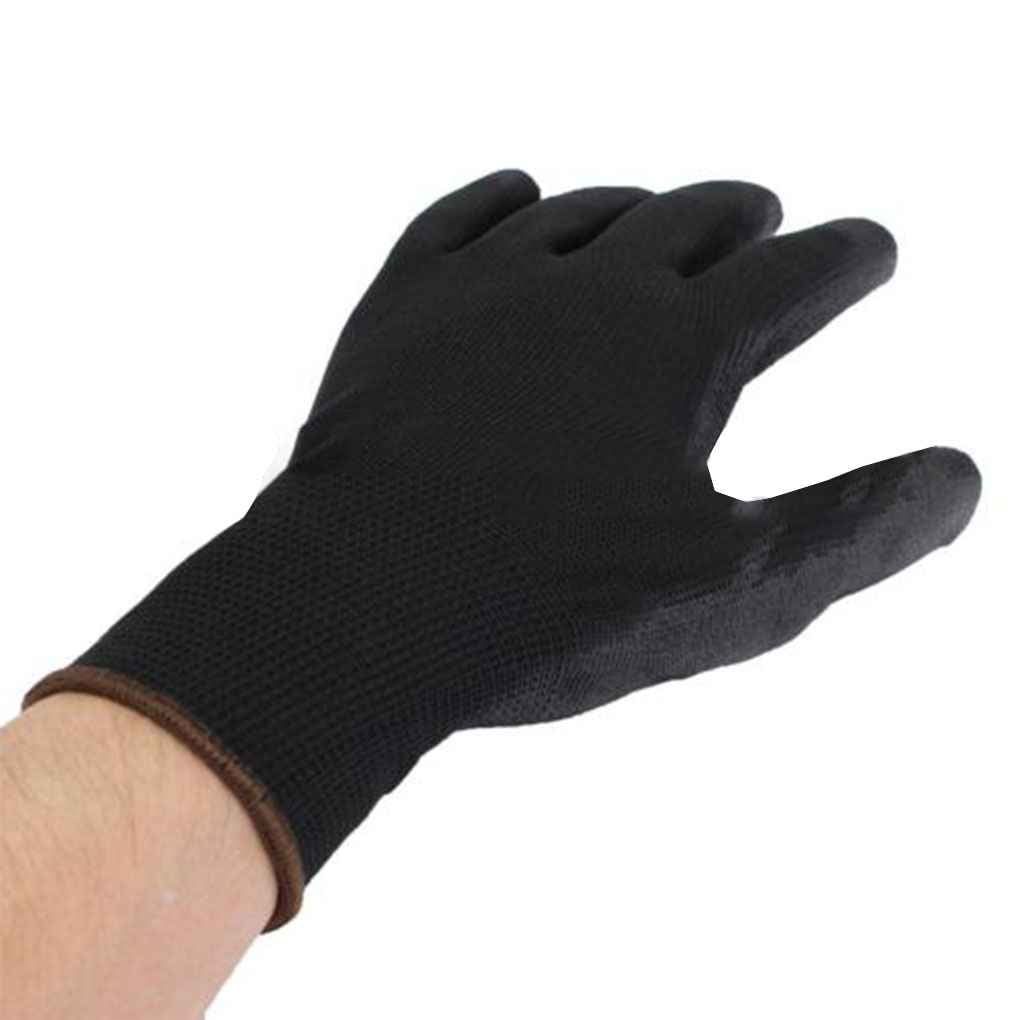 PU ANTI CUT RESISTANT WORK SAFETY GLOVES BUILDERS GRIP PROTECTION LEVEL 5 