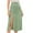 Green, variant on qolati Women's Boho Midi Skirt 2023 Casual Floral Print Side Split A-Line Skirt Trendy High Waist Pencil Skirts for Casual, Party, Beach
