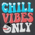 thumbnail image 3 of Teelocity Chill Vibes Only Graphic T-Shirt (Small - Standard Fit, Charcoal Heather), 3 of 4