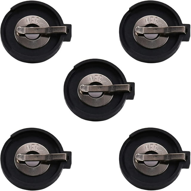 HUGFEGWE 5Pcs CR2430 Coin Button Battery Holder Case Coin Cell Button Battery Socket Holder for 3V Button Battery CA919-114797