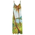 thumbnail image 5 of Charles Laval - Paysage de la Martinique (1887) Robe Sans Manches Robe de Soirée de Luxe pour Femmes Vêtements Cocktail, 5 of 5