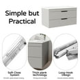 thumbnail image 6 of 35.4 Inch Bathroom Vanity with Sink, Modern Floating Bathroom Storage Cabinet, Bathroom Vanities with Sink, Wall Mounted Bathroom Cabinet with 2 Soft Close Drawers, 6 of 7