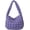 Purple, variant on Kukuzhu Women Soft Quilted Shoulder Bag Lightweight Quilted Tote Bag Nylon Padded Hobo Purse Quilted Down Padding Handbag