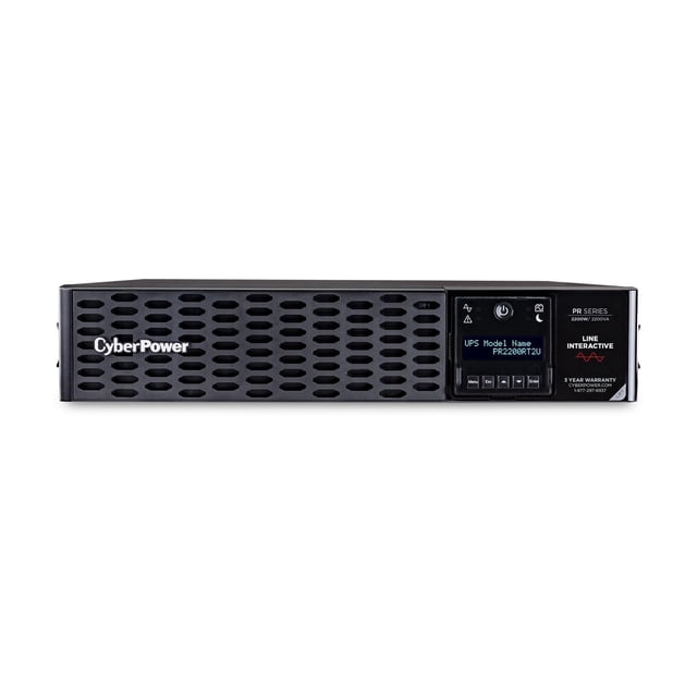 No Break CyberPower PR2200RT2U, 2200 VA, 2200 W, Negro