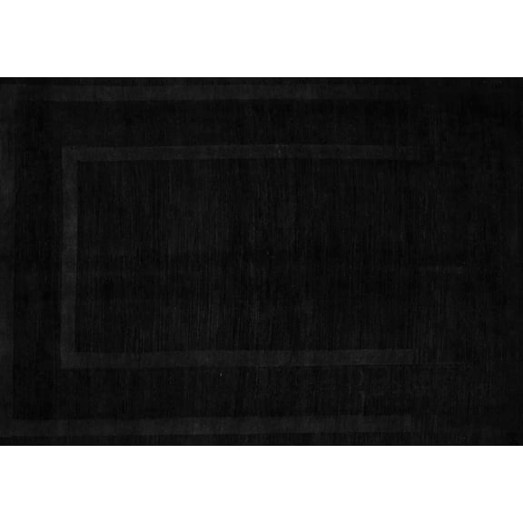 Ahgly Company Indoor Rectangle Abstract Gray Modern Area Rugs, 3' x 5'