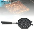 thumbnail image 4 of Egg Waffle Pan, Portable Even Heating Aluminum Alloy Bubble Waffle Pan  for Commercial Use, 4 of 7