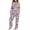 Pink-Purple Floral, variant on Fantaslook Womens Pajama Sets Button Down 2 Piece Pjs Long Sleeve Loose Floral Sleepwear with Pockets