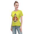 thumbnail image 4 of Women's Basic Short Sleeve T-Shirt One Piece Luffy, 4 of 6