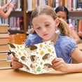 thumbnail image 6 of Hedgehogs Leaves Ring Binder Notebook Journey Note Diary College Ruled Spiral Notebook Study Loose Leaf Paper A5 60 Pages, 6 of 8