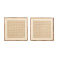thumbnail image 6 of DecMode Brown Wood Farmhouse Wall Decor, Set of 2, 6 of 8