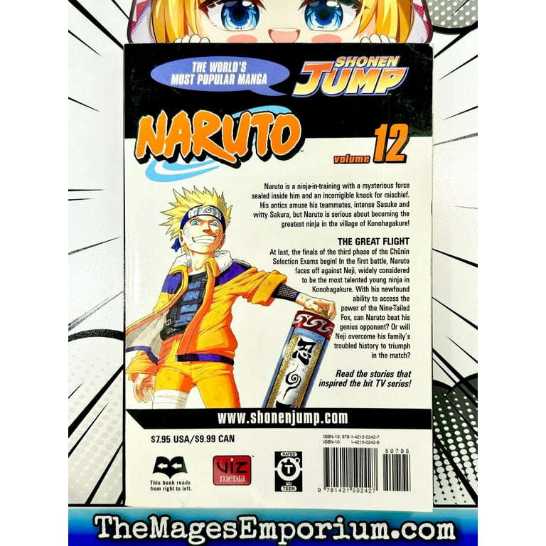 Naruto Naruto, Vol. 12: The Great Flight, Book 12, (Paperback