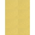 thumbnail image 1 of Ahgly Company Tapis d'Intérieur Lavables en Machine, Rectangles de Transition Jaune Vif, 3' x 5', 1 of 7