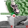 thumbnail image 3 of Camping Sleeping Pad, Ultralight Camping Mat with Pillow Built-in Foot Pump Inflatable Sleeping Pads Compact for Camping Backpacking Hiking Traveling Air Mattress, 3 of 7