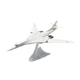 thumbnail image 3 of Modelo de Avión de TU160 a Escala 1:200, Modelo de Avión de Ataque con Base, Juguete de Avión Simulado para Decoración de Mesa de Sala de Esta, 3 of 9