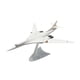 thumbnail image 3 of Modelo de caza TU160 a escala 1:200, avión simulado, colección de aleación fundida a presión, juguete para hogar, bar, cafetería, mueble de TV., 3 of 10