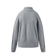 thumbnail image 6 of Rovga Fall Winter Casual Off The Shoulder Turtleneck Hollow Out Long Sleeve Knitted Pullover Knitwear Women Warm Dailywear, 6 of 6