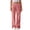Red, variant on Enjoytime Casual Pants for Women Striped Linen Straight Leg Pants with Drawstring Fashion Casual Loose Work Trousers Sky Blue XL