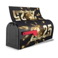 thumbnail image 2 of Daiia 2025 New Year 3 Mailbox Cover , Magnetic Welcome Mailbox Wraps Post Letter Box Cover for Garden Yard Home Decor-25.5x21 in, 2 of 7