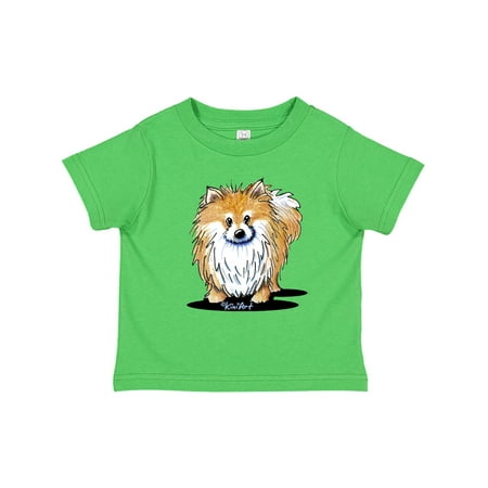 

Inktastic Pomeranian Caricature Gift Toddler Boy or Toddler Girl T-Shirt