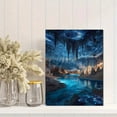 thumbnail image 2 of Qisvanset Fantasy Cave Galaxy Canvas Wall Art 15.75x11.81 Inches, 2 of 8