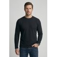 thumbnail image 3 of KingSize Men's Big & Tall Long Sleeve Ribbed Crewneck, 3 of 6