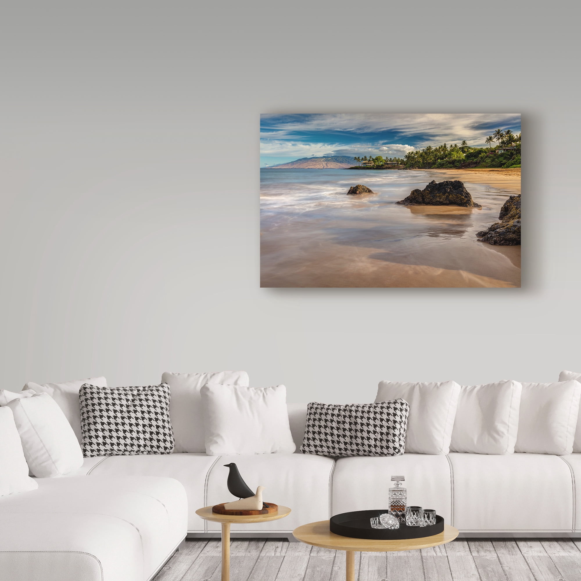 Trademark Fine Art 'Secret Beach Maui' Canvas Art by Pierre Leclerc