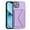 Purple, variant on for iPhone 14 Slim Case with Card Holders and Strap for Women, iPhone 14 Phone Case Wallet PU Leather Kickstand RFID Blocking Flip Shockproof Wallet Case - Black