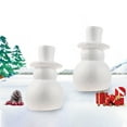 thumbnail image 2 of WORGEOUS 3 pcs  Christmas Unfinished Snowman Snowman Lovely Decorations Snowman Accessories Christmas Party DIY Craft for Home (White Height 25cm), 2 of 8