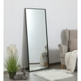 thumbnail image 3 of Metal frame rectangle mirror 24 inch in Black, 3 of 5