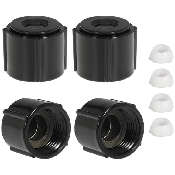 4set Low Point Drain Caps and Seals for RVs Campers Trailers 1/2 Inch RV Hot and Cold Water Lines 1/2″