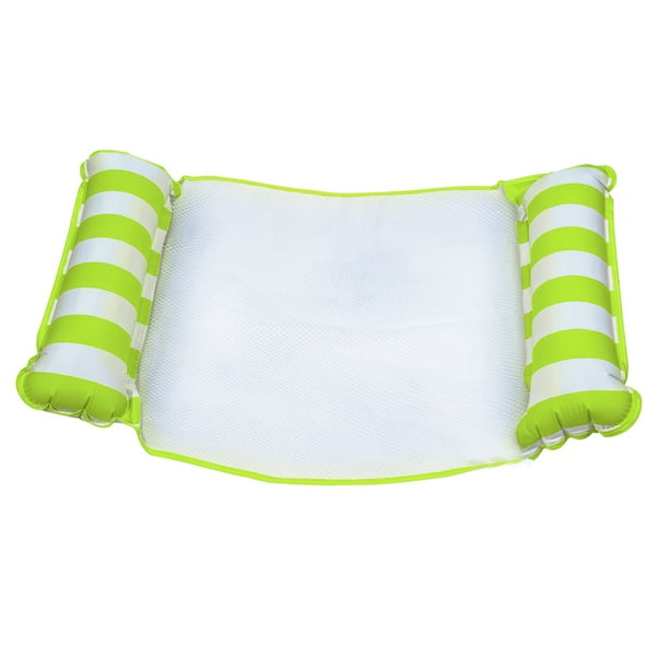 Aqua Monterey Water Inflatable 4-in-1 Pool Hammock Floating Lounger, Lime Green - Walmart.com 