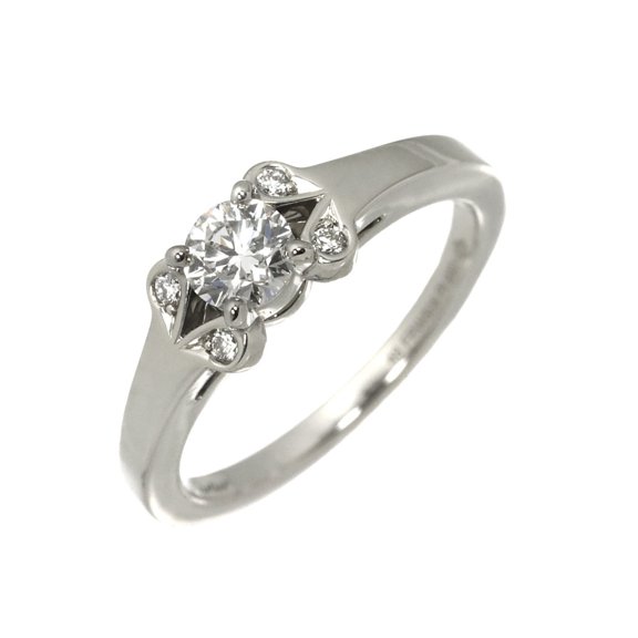 Pre-Owned Cartier Ballerine Diamond Ring, 0.30ct G VS2 3EX, Size 48, Platinum.