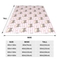 thumbnail image 3 of KLL Heart Cat Pattern Fleece Throw Blanket,Fleece Throw Blankets for Couch & Bed All Season Use-40"x30", 3 of 7