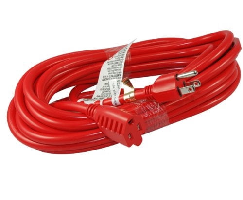 Outdoor Extension Cord 50 FT Waterproof, 14/3 Gauge Heavy Duty 3 Prong Extension Cord, 15A 1875W SJTW, ETL Listed, Great for Garden and Home