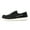 BLACK, variant on Bruno Marc Mens Comfort Slip-on Canvas Loafers Casual Boat Shoes SBLS223M NAVY Size 12