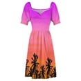 thumbnail image 5 of Island Sunset Sleeveless Dress Summer skirt Elegant gowns summer dress womens 2024, 5 of 7