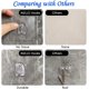 thumbnail image 5 of 20 ganchos adhesivos, ganchos sin costuras de 20 libras (máx.), resistentes al agua y al aceite, extraíbles, ganchos de utilidad resistentes, gancho de pared reutilizable para cocina WD.WDQZL Hogar, 5 of 8