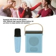 thumbnail image 3 of Portable Karaoke Machine With Microphone, BT 5.3 Rechargeable PA System, With RGB Light, 5 Karaoke Sound Effects, For Party Meeting Singing, 3 of 8